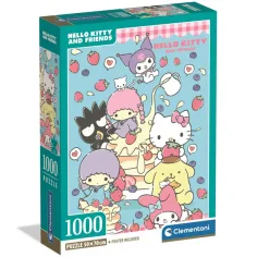 Hello Kitty und Freunde Süße Leckereien 1000 Teile Puzzle – Clementoni