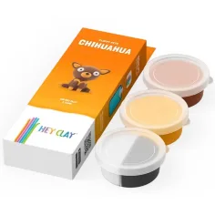 Hey Clay: Flauschige Chihuahua-Hundefigur Knetset Bild 2