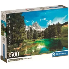 Himmelblauer See 1500 Teile HQC Puzzle 84,5x59,5cm - Clementoni