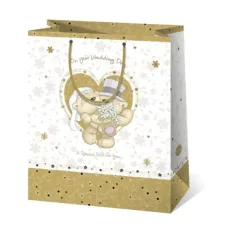 Hochzeitstag riesige Geschenktasche 33x45x15cm
