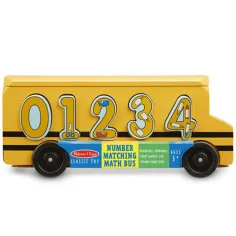 Holz Formsortierer Schulbus mit Zahlen - Melissa & Doug