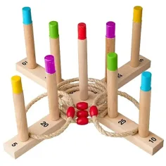 Holzringwurfspiel