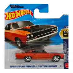 Hot Wheels: 1970 Custom Plymouth Road Runner Spielzeugauto 1/64 - Mattel