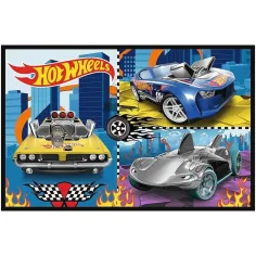 Hot Wheels - 2 x 70 Teile Puzzle - Trefl Bild 2