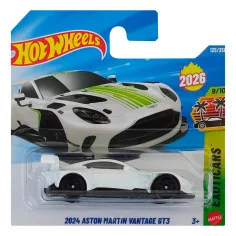 Hot Wheels: 2024 Aston Martin Vantage GT3 weiße Spielzeugauto 1/64 - Mattel