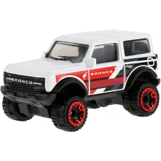 Hot Wheels: '21 Ford Bronco weißes Spielzeugauto 1/64 - Mattel Bild 1
