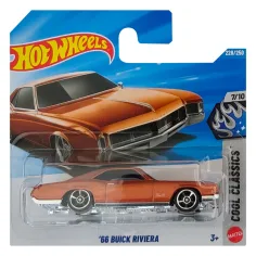 Hot Wheels: '66 Buick Riviera braunes Spielzeugauto 1/64 - Mattel