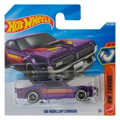 Hot Wheels: '68 Mercury Cougar lila Spielzeugauto 1/64 - Mattel