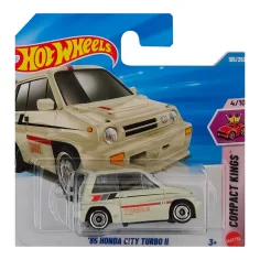 Hot Wheels: '85 Honda City Turbo II weißes Spielzeugauto 1/64 - Mattel Bild 1
