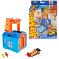 Hot Wheels: City Dine & Go Auto-Restaurant Basis-Set – Mattel