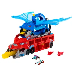 Hot Wheels City: Drachenfahrzeug Auto-Transporter - Mattel Bild 4
