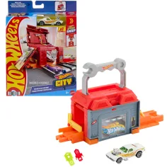 Hot Wheels: City Repair & Go Auto-Werkstatt Grundset – Mattel