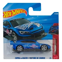 Hot Wheels: Cupra e-Racer blauer Spielzeugwagen 1/64 - Mattel