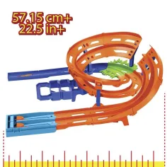 Hot Wheels: Doppelte Rennstrecke mit 2 Rennwagen - Mattel Bild 4