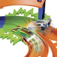 Hot Wheels: Doppelte Rennstrecke mit 2 Rennwagen - Mattel Bild 5