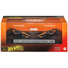 Hot Wheels F1 Kleinwagen 2er Pack - McLaren: Norris + Piastri - Mattel