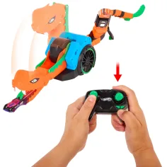 Hot Wheels: Lass uns Rennen Fernbedienungs-Autokiller-Schlange mit Kleinwagen – Mattel Bild 4