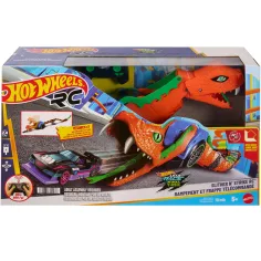 Hot Wheels: Lass uns Rennen Fernbedienungs-Autokiller-Schlange mit Kleinwagen – Mattel Bild 1