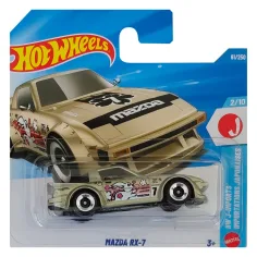 Hot Wheels: Mazda RX-7 goldenes Spielzeugauto 1/64 - Mattel