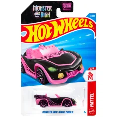 Hot Wheels: Monster High Ghoul Mobile schwarze Farbe Spielzeugauto 1/64 - Mattel
