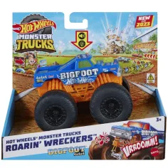 Hot Wheels Monster Trucks: Bigfoot 4x4x4 Monsterauto mit Licht- und Soundeffekten 1/43 - Mattel