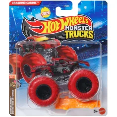 Hot Wheels Monster Trucks: Crashing Canine Spielzeugauto 1/64 – Mattel