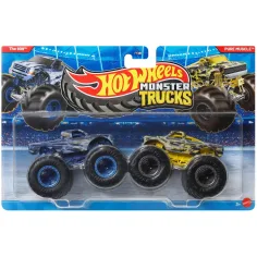 Hot Wheels Monster Trucks: Das 909 vs Pure Muscle Spielzeugauto 2er-Pack 1/64 - Mattel