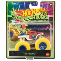 Hot Wheels Monster Trucks Gotta Go im Dunkeln leuchtendes Spielzeugauto 1/64 - Mattel