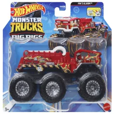 Hot Wheels Monster Trucks: Große Lkw HW 5 Alarm Fahrzeug 1:64 - Mattel