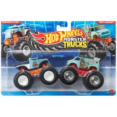 Hot Wheels Monster Trucks: Poo Poo Platter vs Fruit Smasher 2er-Pack 1/64 - Mattel