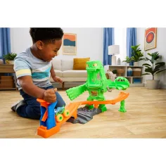 Hot Wheels Monster Trucks Slimeschreck Chaos Rennstrecke - Mattel Bild 2