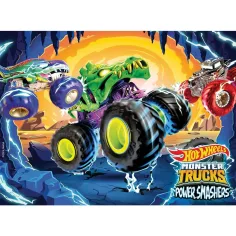 Hot Wheels Monster Trucks 24-teiliges Puzzle 35 x 25 cm – Lisciani Bild 2