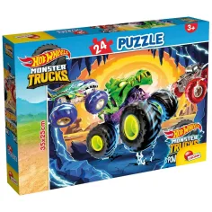 Hot Wheels Monstertrucks 24er Puzzle 35x25cm - Lisciani