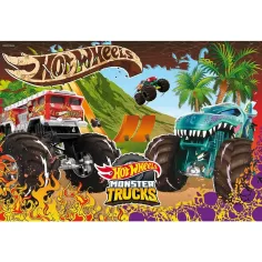 Hot Wheels Monster Trucks 60-teiliges Puzzle 50 x 35 cm - Lisciani Bild 2