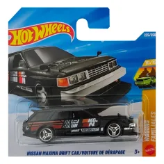 Hot Wheels: Nissan Maxima Drift Auto schwarz Kleinwagen 1/64 - Mattel