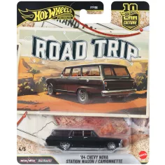 Hot Wheels: Premium Cool-Tour 1964 Chevy Nova Station Wagon Kleinwagen 1/64 – Mattel