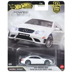 Hot Wheels Premium: Cool-Tour 2008 Mercedes-Benz CLK 63 AMG Black Series Spielzeugauto 1/64 - Mattel
