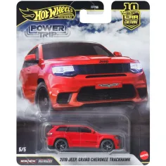 Hot Wheels Premium: Cool-Tour 2019 Jeep Grand Cherokee Trackhawk Spielzeugauto 1/64 - Mattel