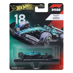Hot Wheels Premium: Lance Stroll Aston Martin #18 Formel 1 Auto 1/64 - Mattel