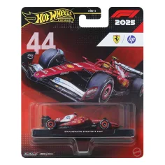Hot Wheels Premium: Lewis Hamilton Ferrari #44 Formel 1 Spielzeugauto 1/64 - Mattel