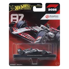 Hot Wheels Premium: Oliver Bearman Haas #87 Formel 1 Kleinwagen 1/64 - Mattel