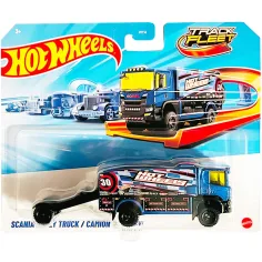 Hot Wheels: Scania Rally Truck Transportfahrzeug im Maßstab 1/64 - Mattel