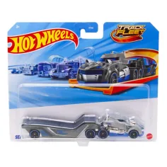 Hot Wheels: Semi Twin Mill grauer Transporter 1/64 – Mattel