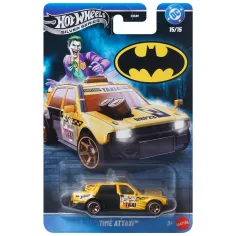 Hot Wheels Silber Serie: Batman Time Attaxi Spielzeugauto 1/64 - Mattel