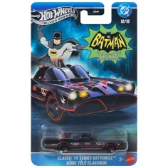 Hot Wheels Silber-Serie: Klassische TV-Serie Batmobile Kleinwagen 1/64 - Mattel