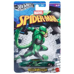 Hot Wheels Silber Serie: Marvel Spider-Man Fish’d & Chip’d Auto 1/64 - Mattel