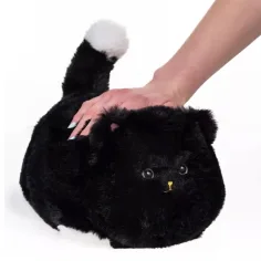 Huggy Luv: Interaktives Plüsch mit Sound - schwarze Katze Bild 3