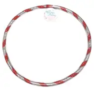 Hula-Hoop-Reifen 37 cm in lila-silberfarben