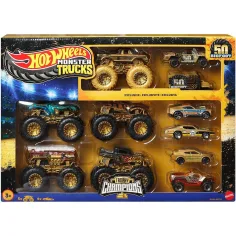 Hot Wheels Monster Trucks: Meister Kleinwagen Multipack 11 Stück - Mattel