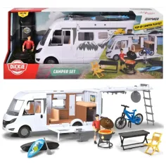 Hymer Camping Van Wohnmobil mit Zubehör 30cm - Dickie Toys Bild 6